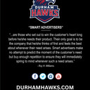 Durham Hawks Sponsorships