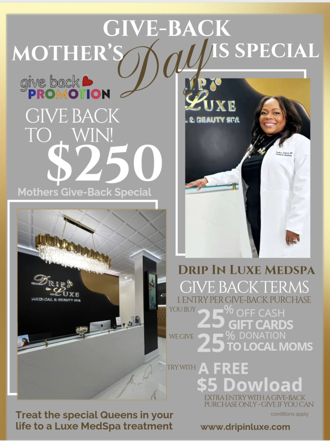 Drip In Luxe  - Give-Back Community  — News & Updates