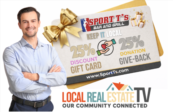 Sponsored Give Back Gift Card - Discounts and Donations for Local Fundraising